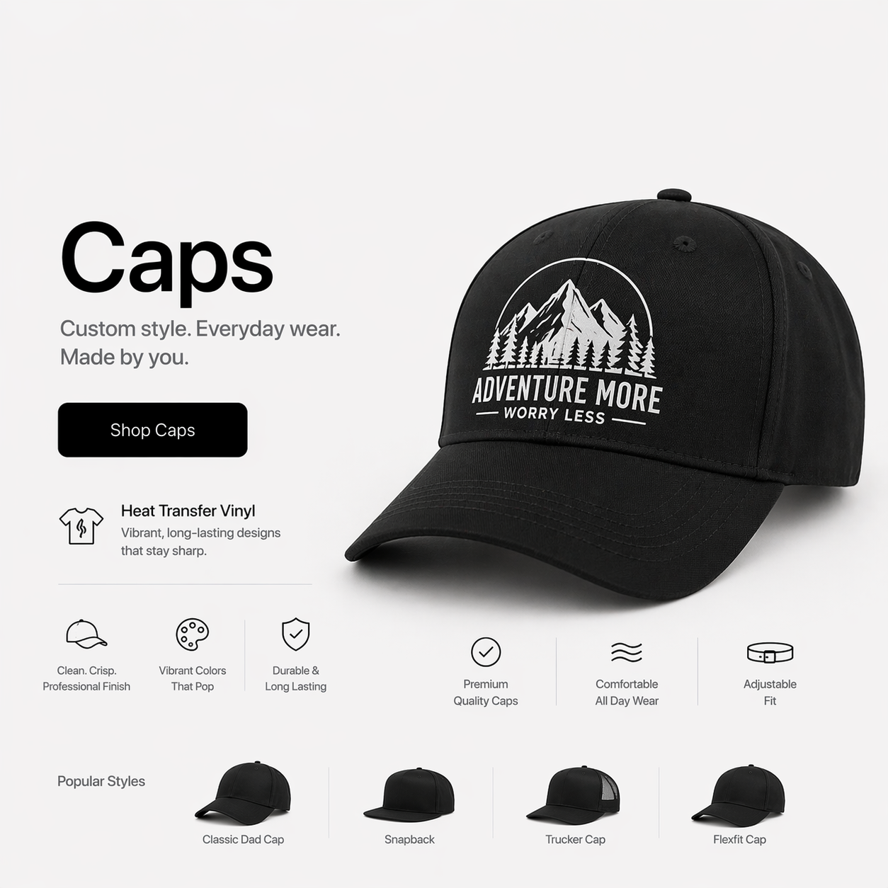Custom Printed Cap
